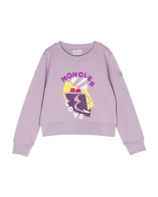 Moncler Enfant ロゴディテール コットン ジャンパー - サムネイル1