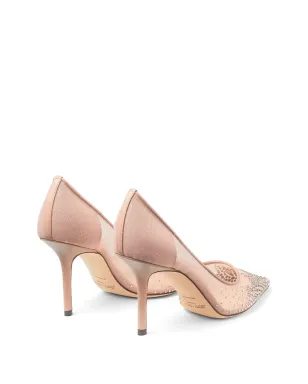 Jimmy Choo ラブ クリスタル装飾パンプス - ピンク - サムネイル3