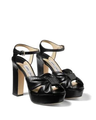 Jimmy Choo ヘロイーズ レザーサンダル ブラック - サムネイル2