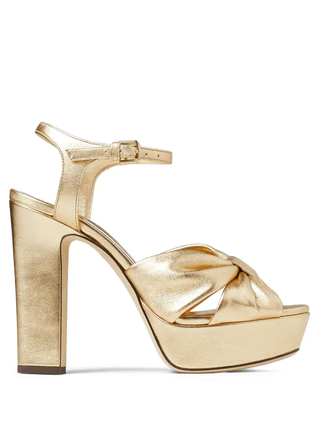 Jimmy Choo Jimmy Choo ヘロイス メタリックフィニッシュ サンダルの商品画像