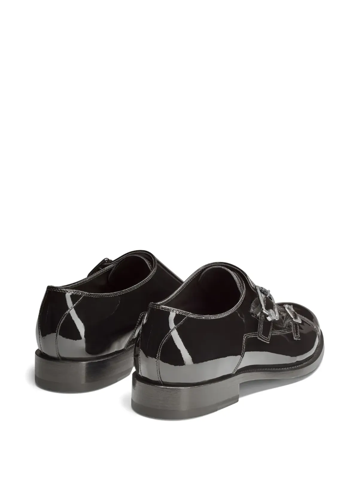 Jimmy Choo Finnion レザー モンクシューズ - 画像3