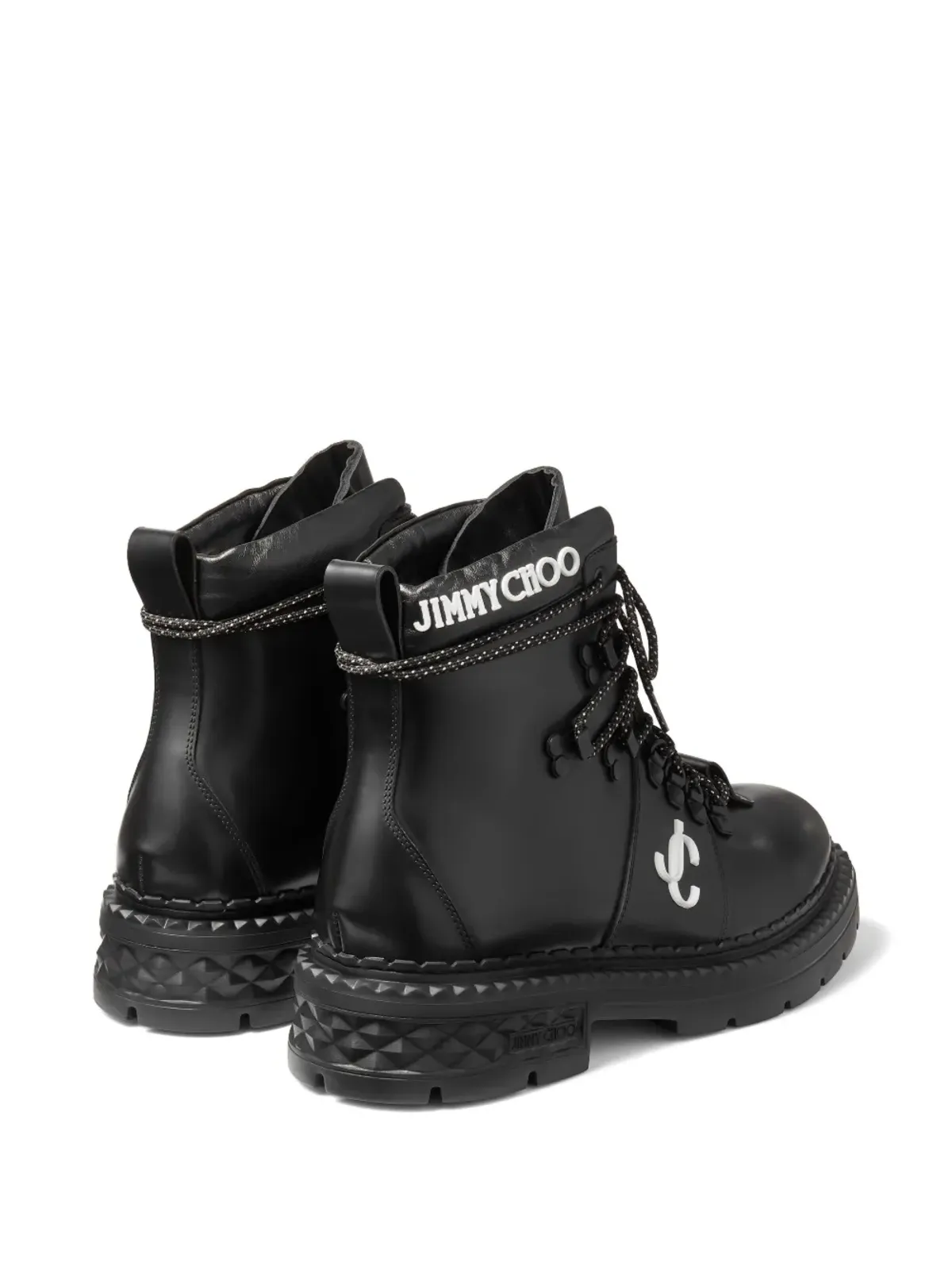 Jimmy Choo マーロー モノグラム ハイキングブーツ - 画像3