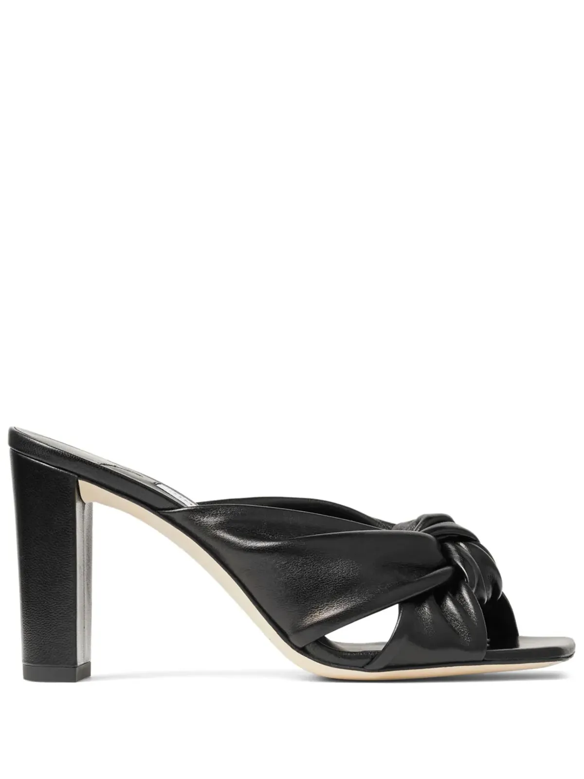 Jimmy Choo アベニュー レザー サンダル - Black - 画像1