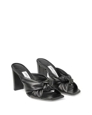 Jimmy Choo アベニュー レザー サンダル - Black - サムネイル2