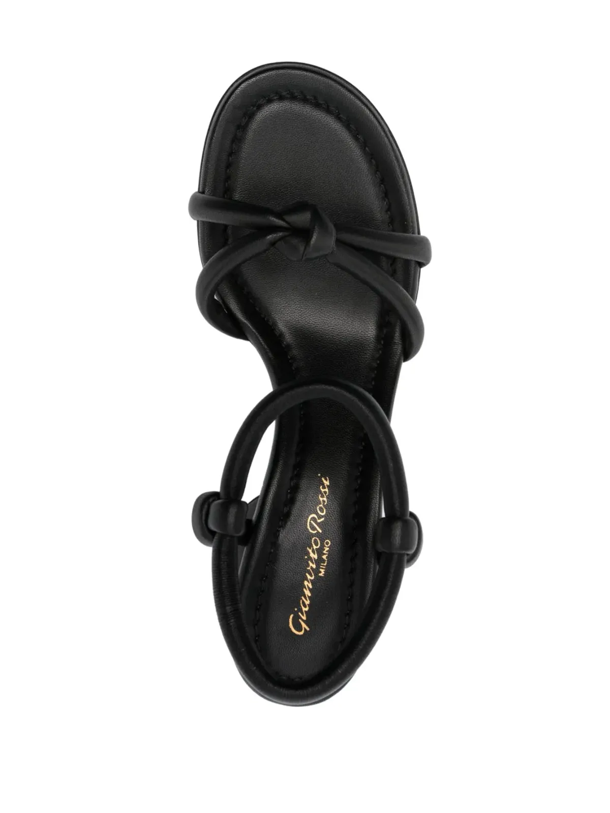 Gianvito Rossi Cassis レザーサンダル - 画像4