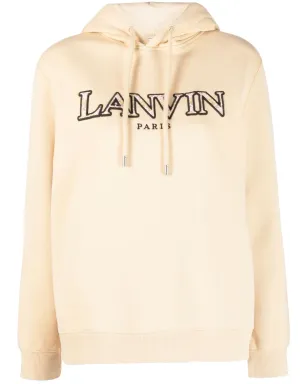 Lanvin ロゴ刺繍コットンフーディー - サムネイル1
