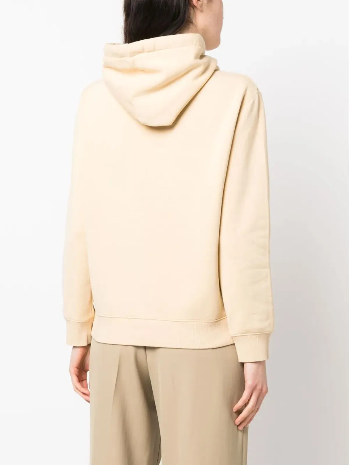 Lanvin ロゴ刺繍コットンフーディー - 画像4