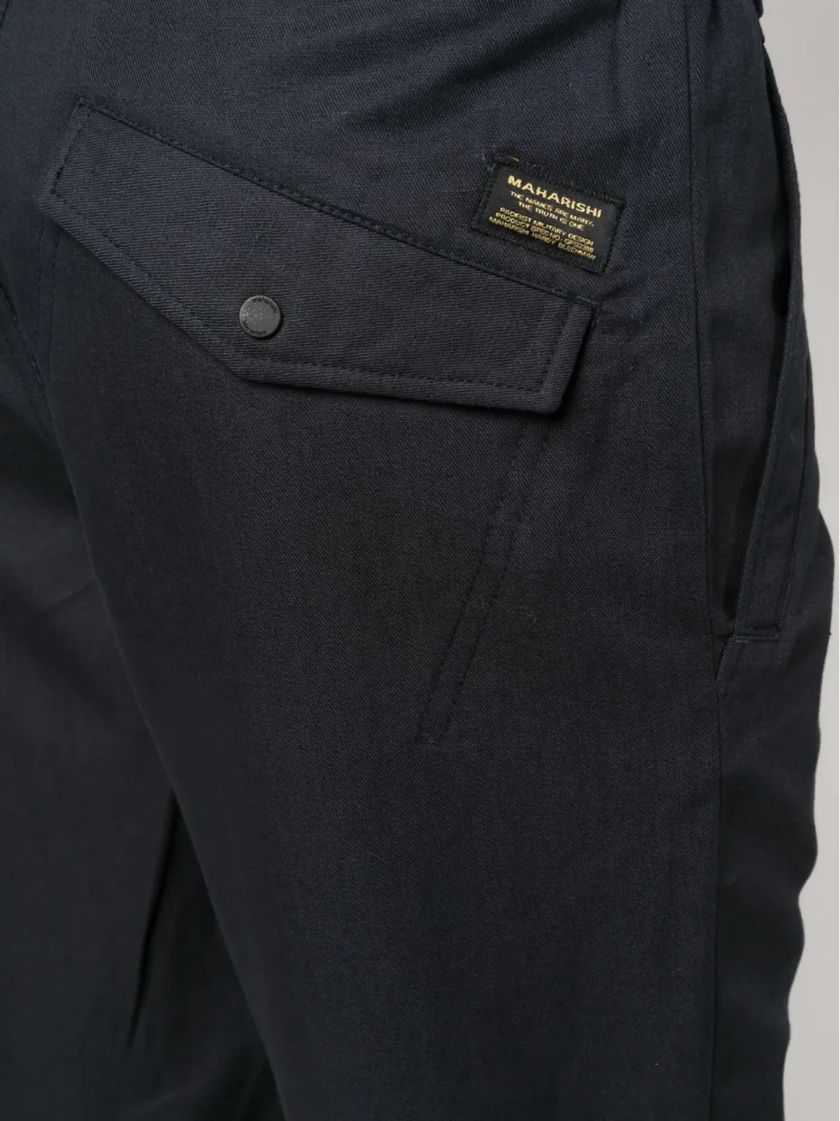 Maharishi ロゴパッチ・ストレートレッグパンツ - 画像5