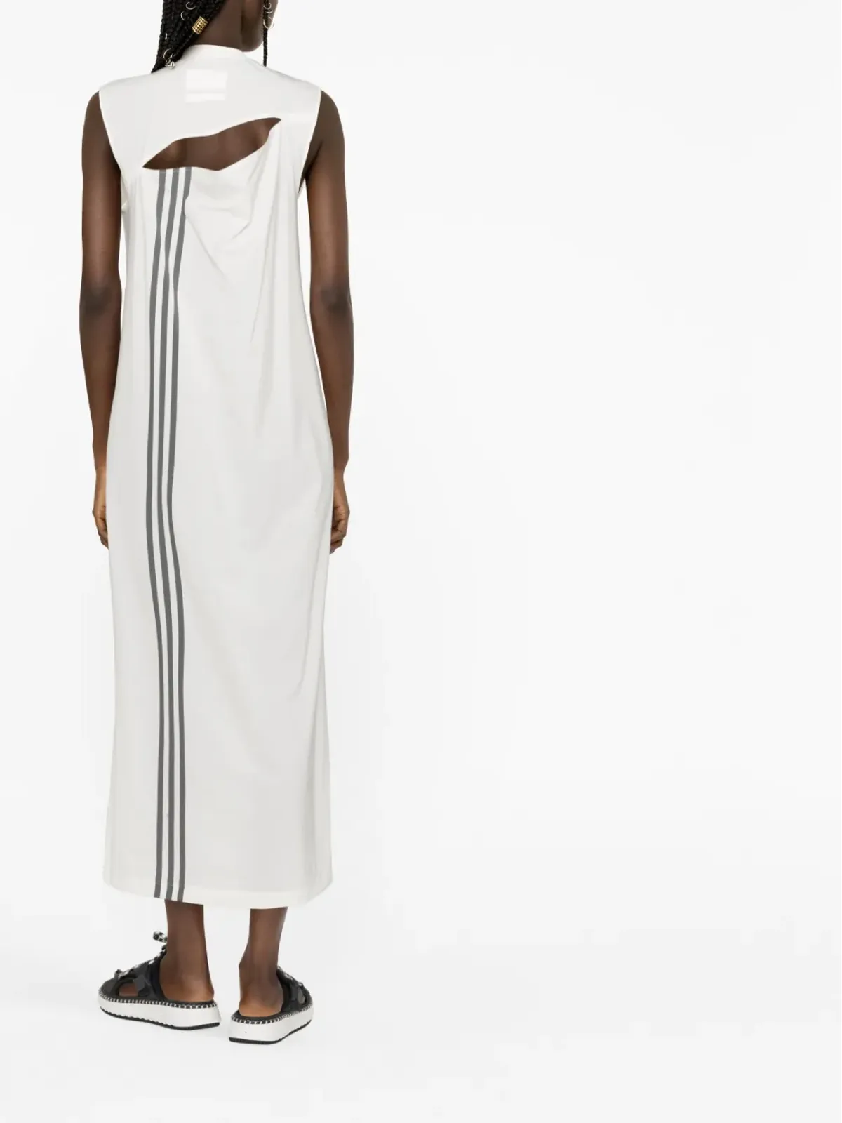 Y-3 3ストライプ ノースリーブドレス - 画像2