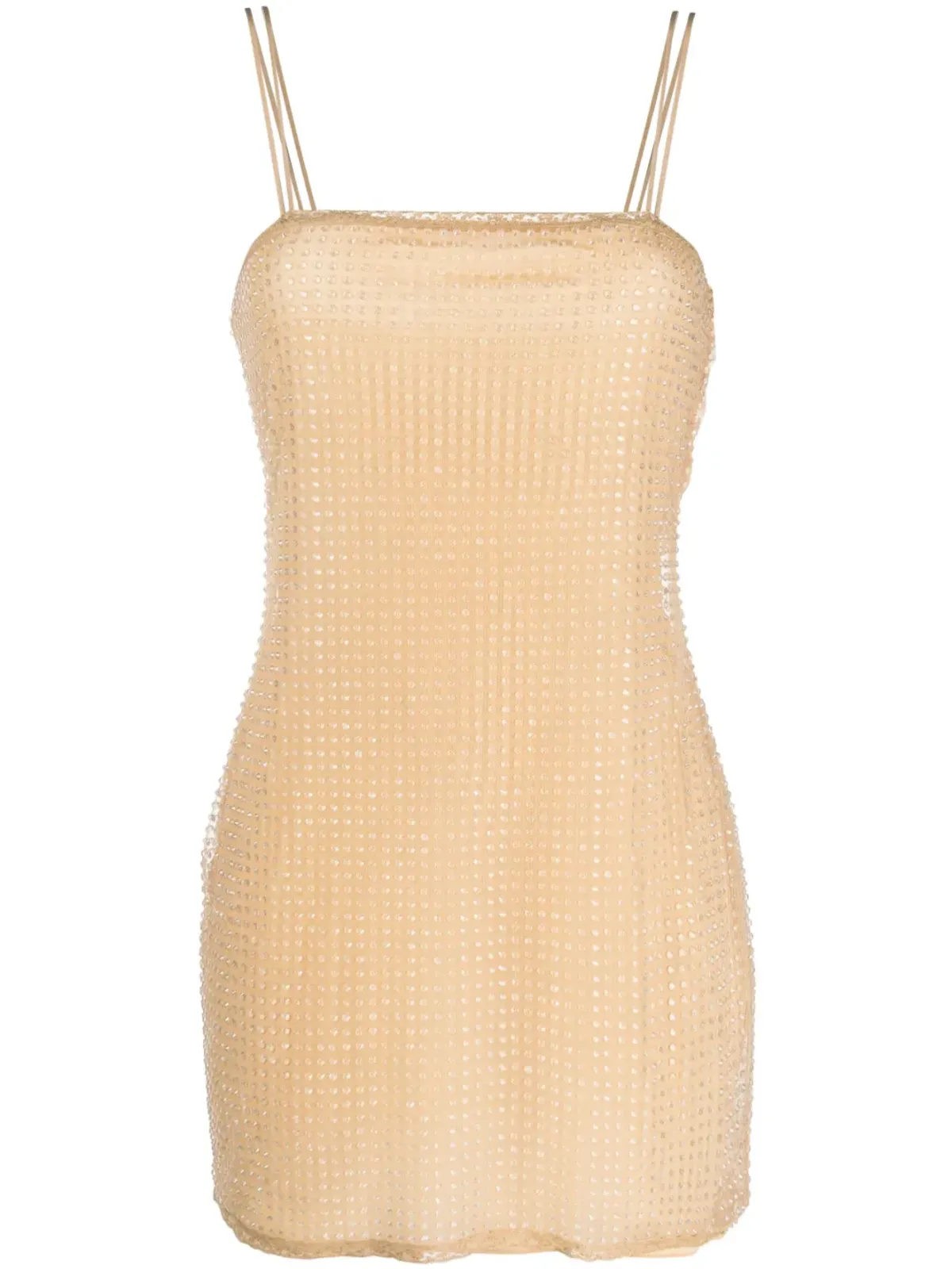 Alexander Wang エンベリッシュド メッシュ ミニドレス - 画像1