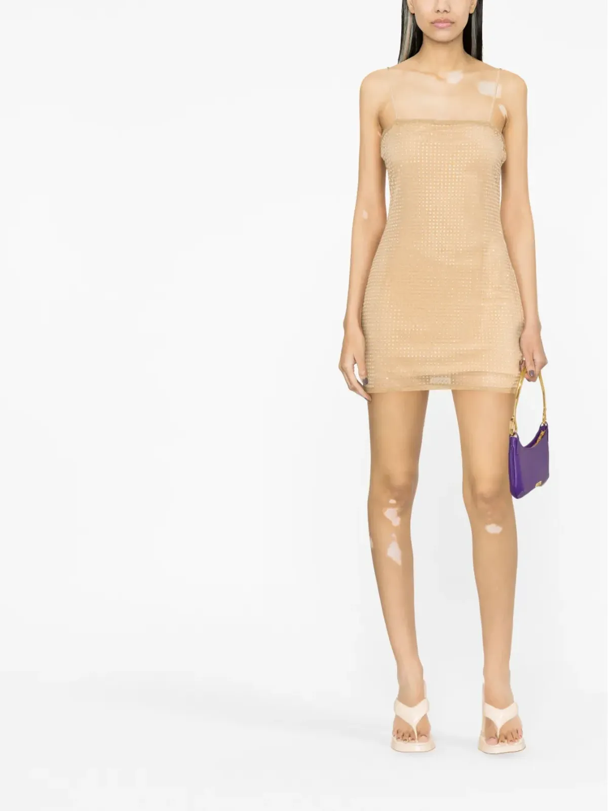 Alexander Wang エンベリッシュド メッシュ ミニドレス - 画像2