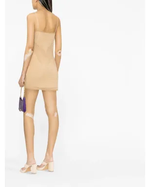 Alexander Wang エンベリッシュド メッシュ ミニドレス - サムネイル4