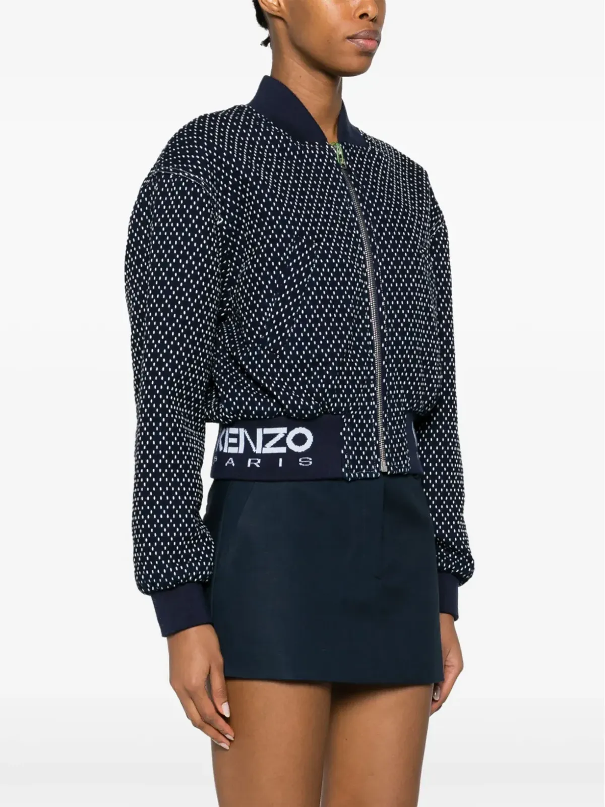 Kenzo 刺し子ステッチ刺繍ボンバージャケット - 画像3