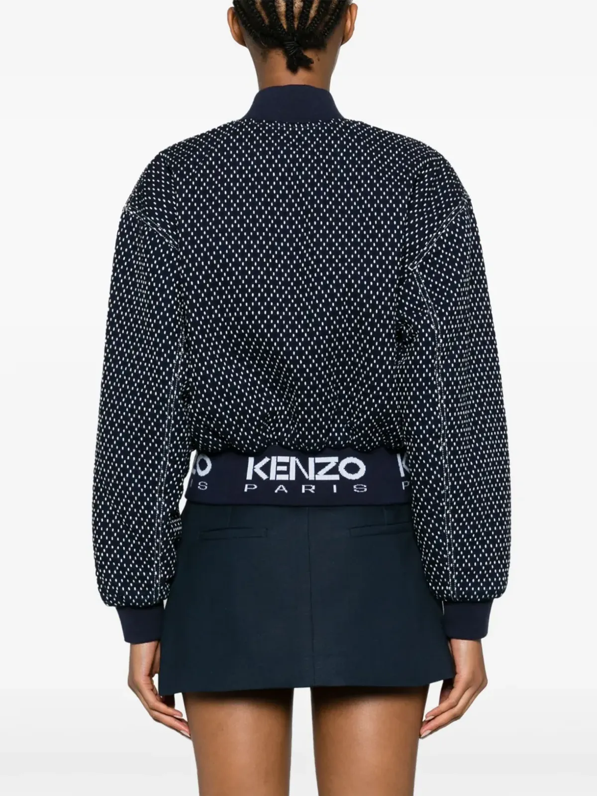 Kenzo 刺し子ステッチ刺繍ボンバージャケット - 画像4