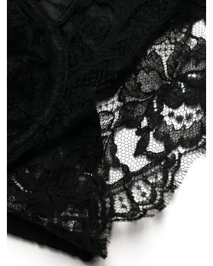Kiki de Montparnasse レースロングラインブラ - Black - サムネイル3