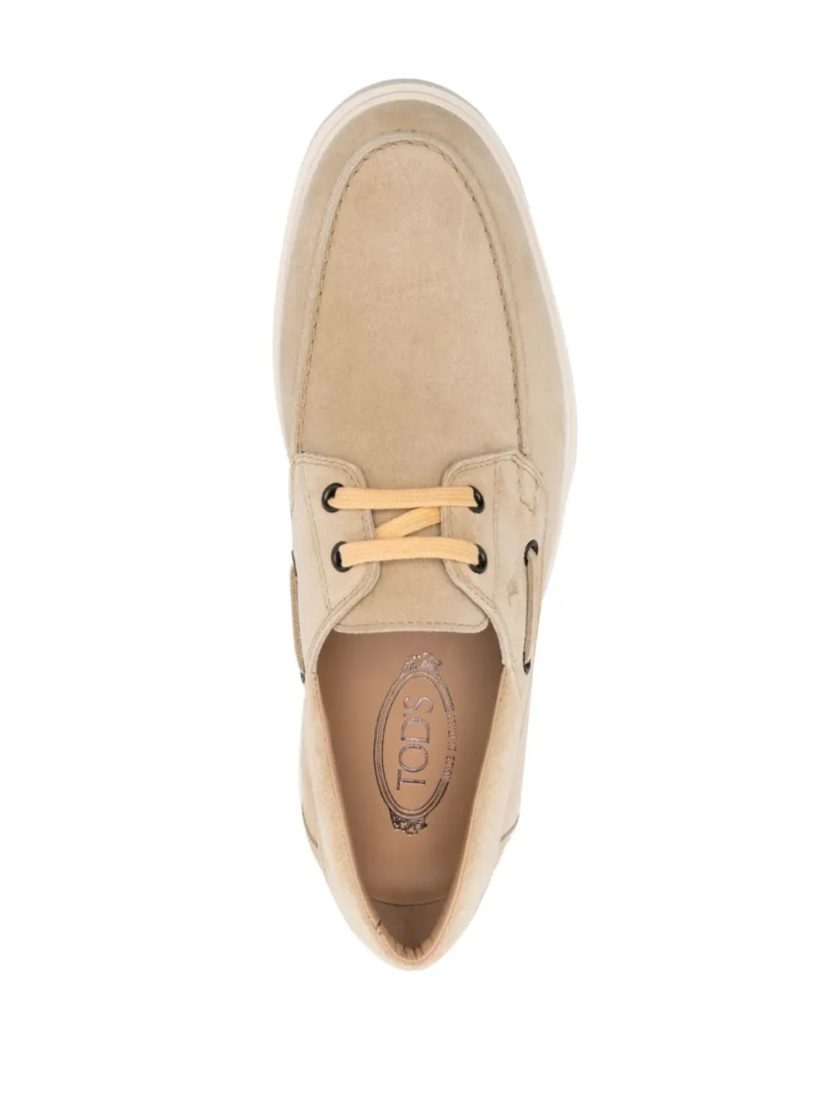 Tod's スエードボートシューズ - 画像4