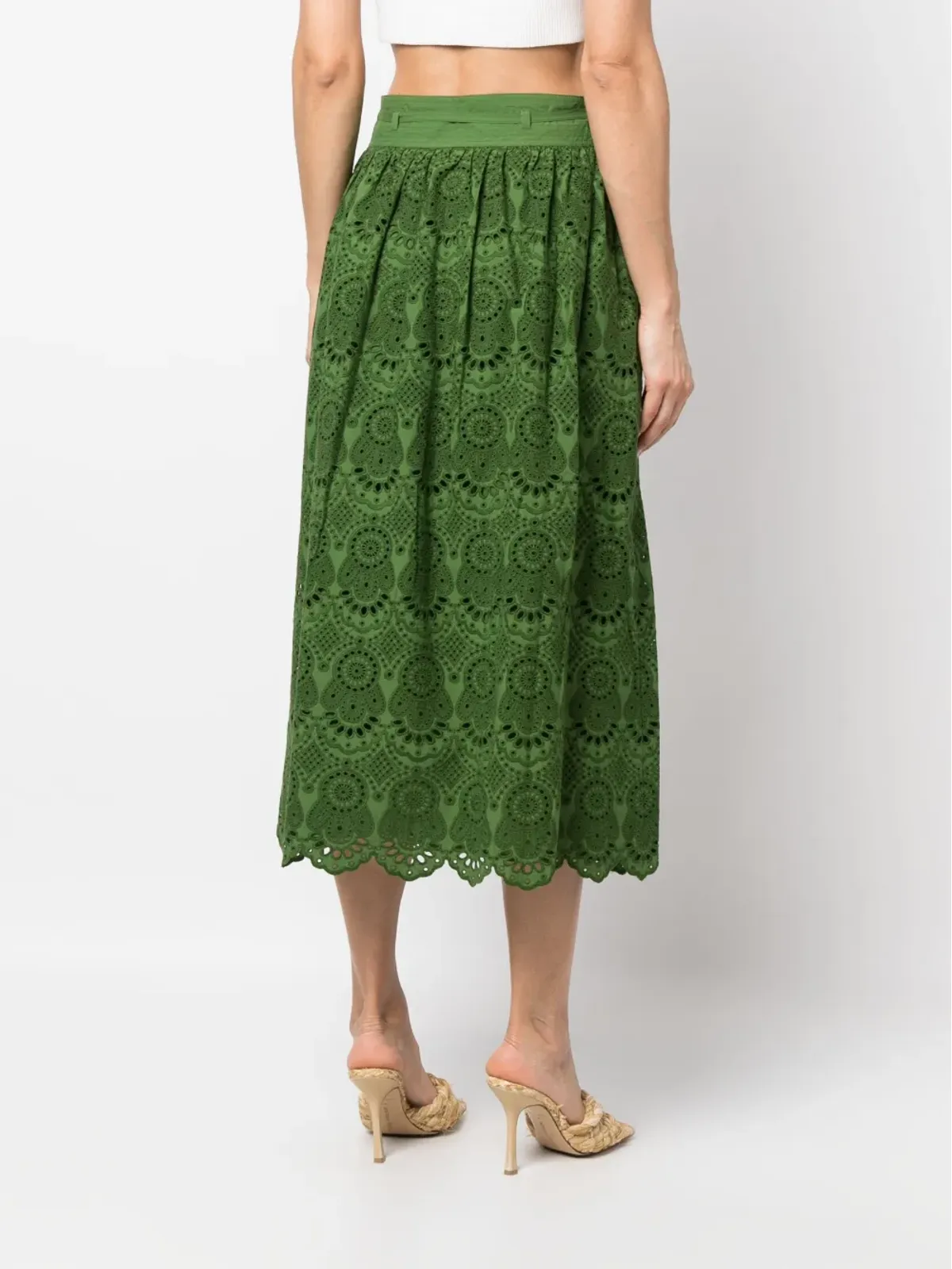 Ulla Johnson クララベラ アイレットディテール スカート - 画像4
