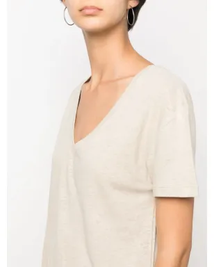 Each X Other Vネック杢混Tシャツ - サムネイル5