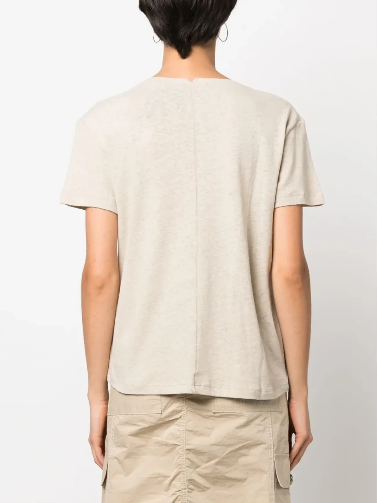 Each X Other Vネック杢混Tシャツ - 画像4