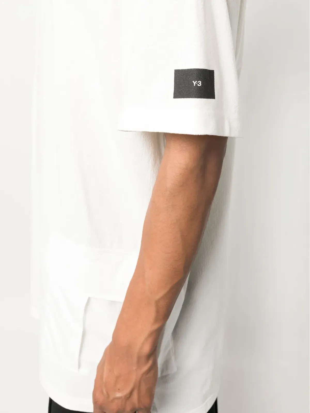 Y-3 ロゴパッチ半袖Tシャツ - 画像5