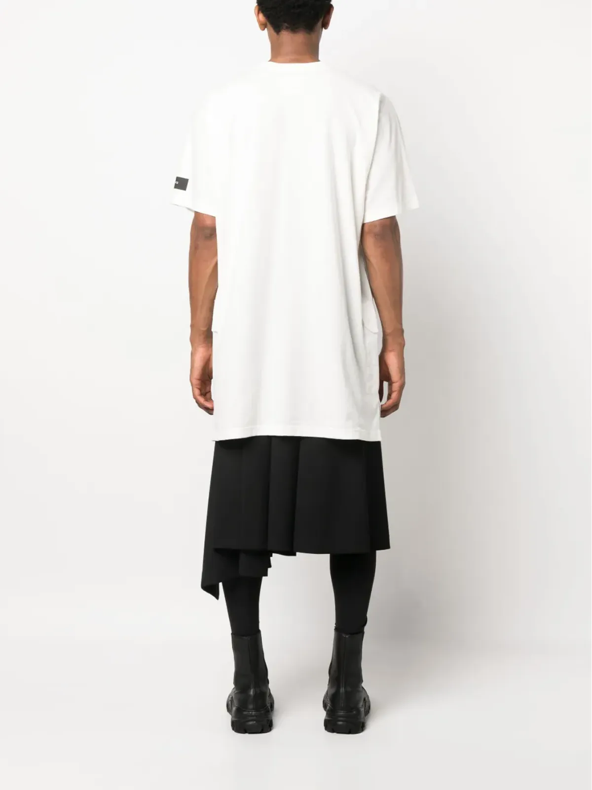 Y-3 ロゴパッチ半袖Tシャツ - 画像4
