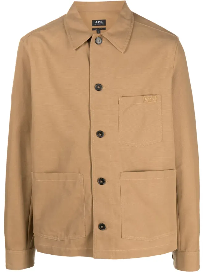 A.P.C. A.P.C. コットン シャツジャケットの商品画像