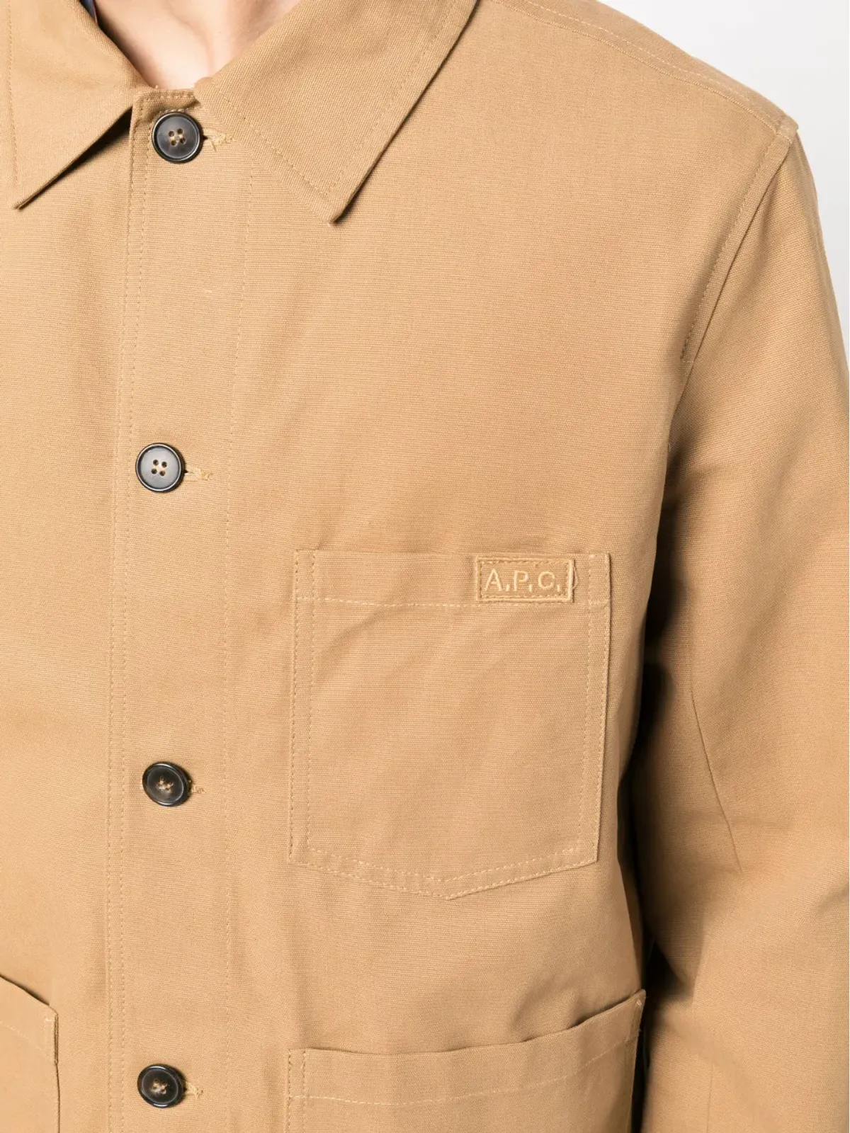 A.P.C. コットン シャツジャケット - 画像5