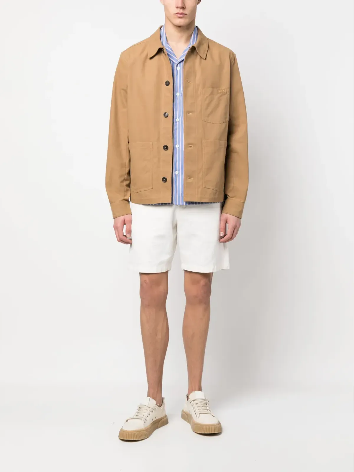 A.P.C. コットン シャツジャケット - 画像2