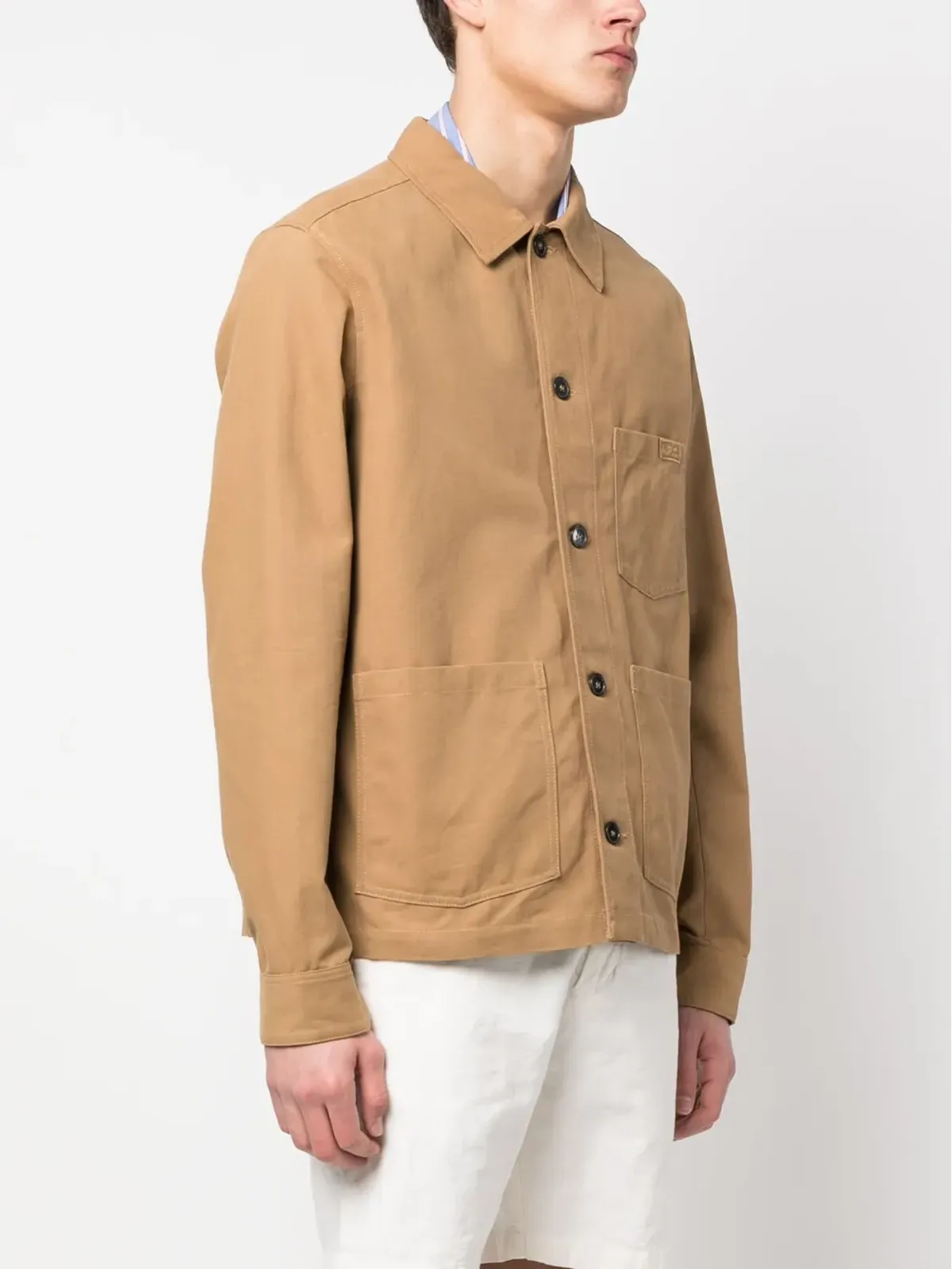 A.P.C. コットン シャツジャケット - 画像3