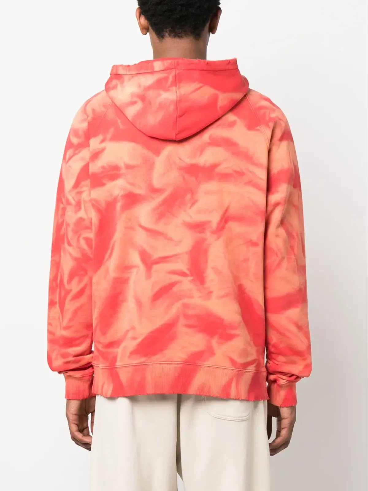 424 タイダイ柄コットンフーディー - 画像4
