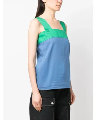 Saint Laurent Pre-Owned 1970年代カラー ブロック ノースリーブトップ - サムネイル3