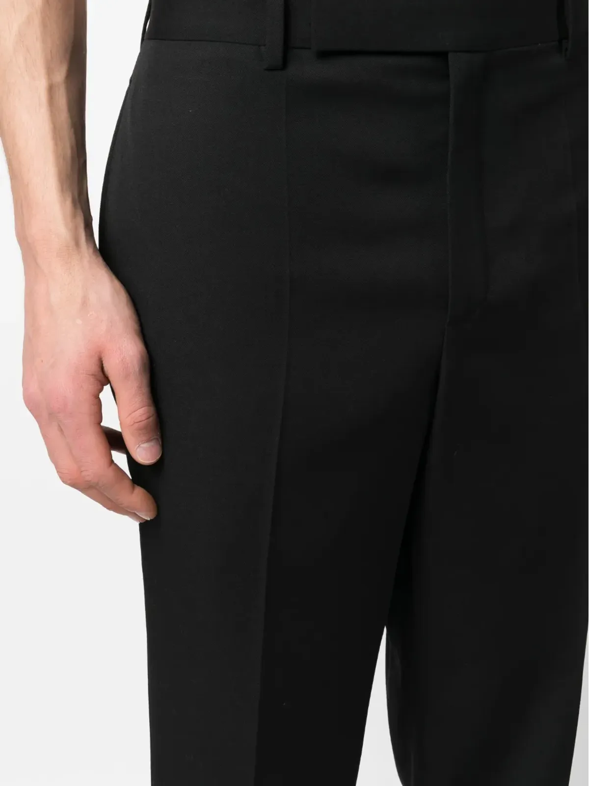 Saint Laurent プレスドクリース・ストレートパンツ - 画像5