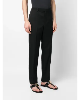 Saint Laurent プレスドクリース・ストレートパンツ - サムネイル3