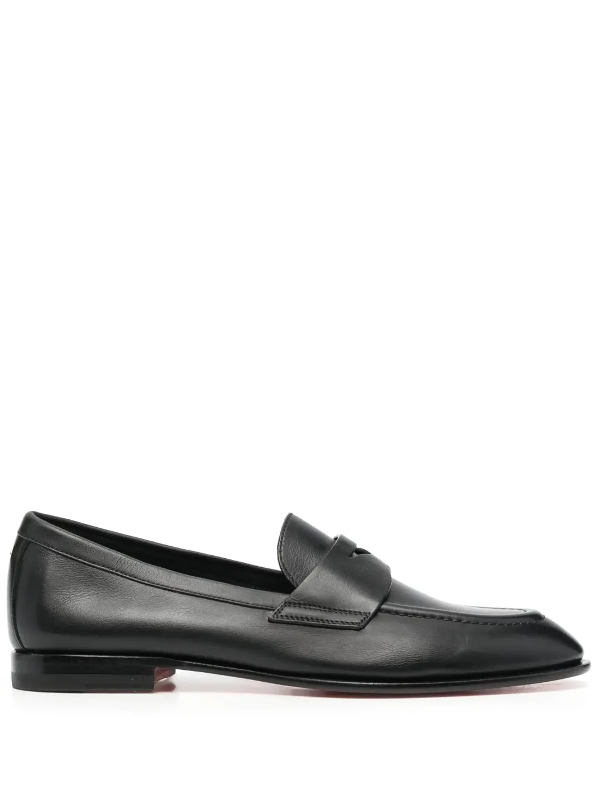 Santoni ペニーレザー ローファー - 画像1