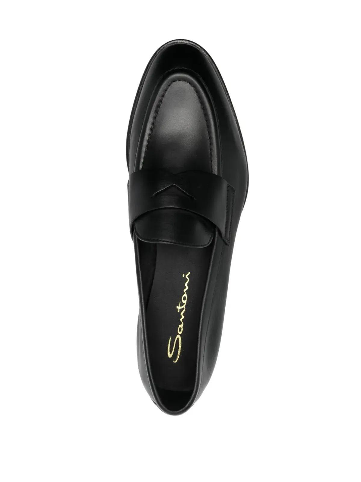 Santoni ペニーレザー ローファー - 画像4