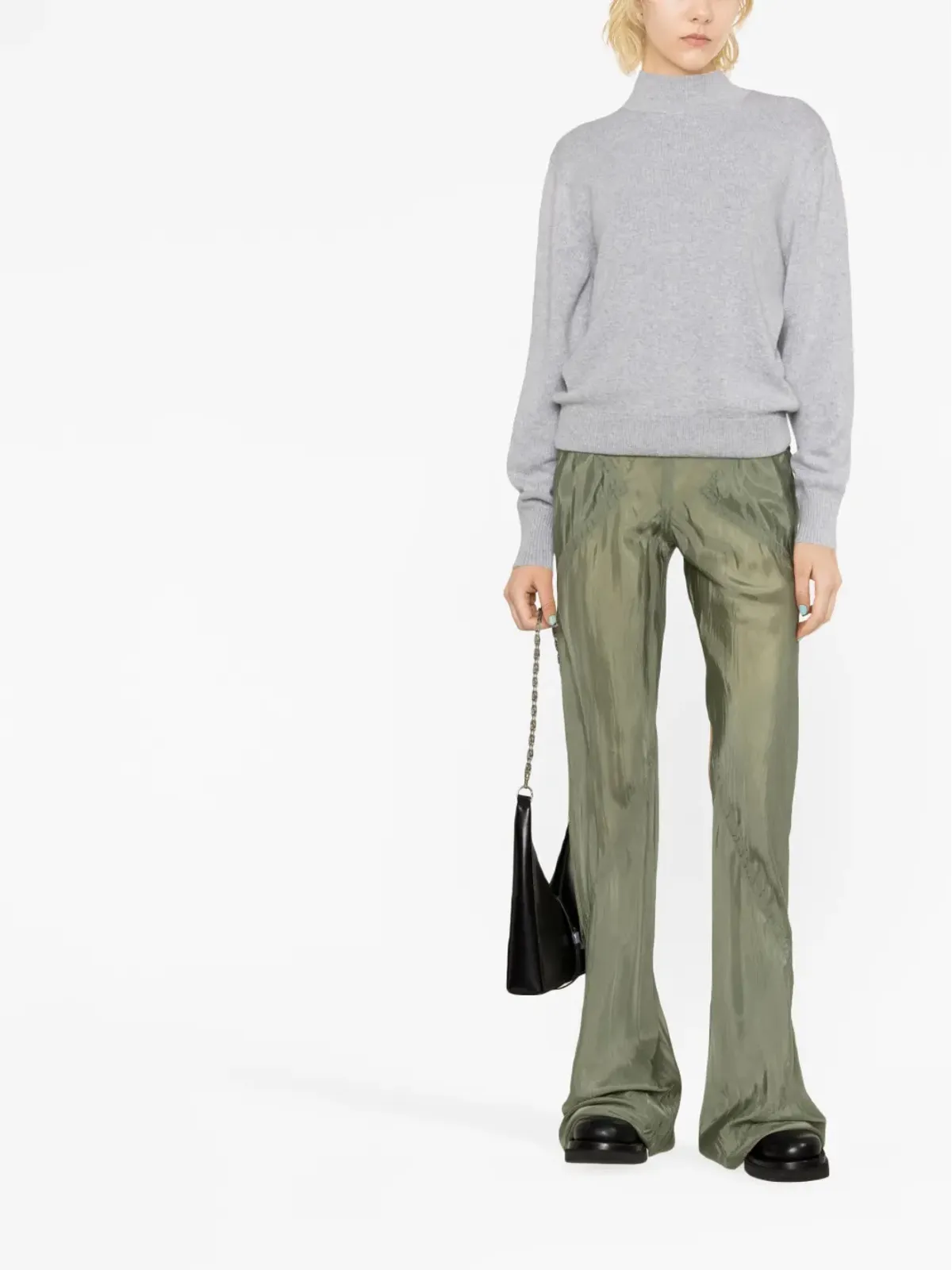 FENDI バックリボン付きニットプルオーバー - 画像3