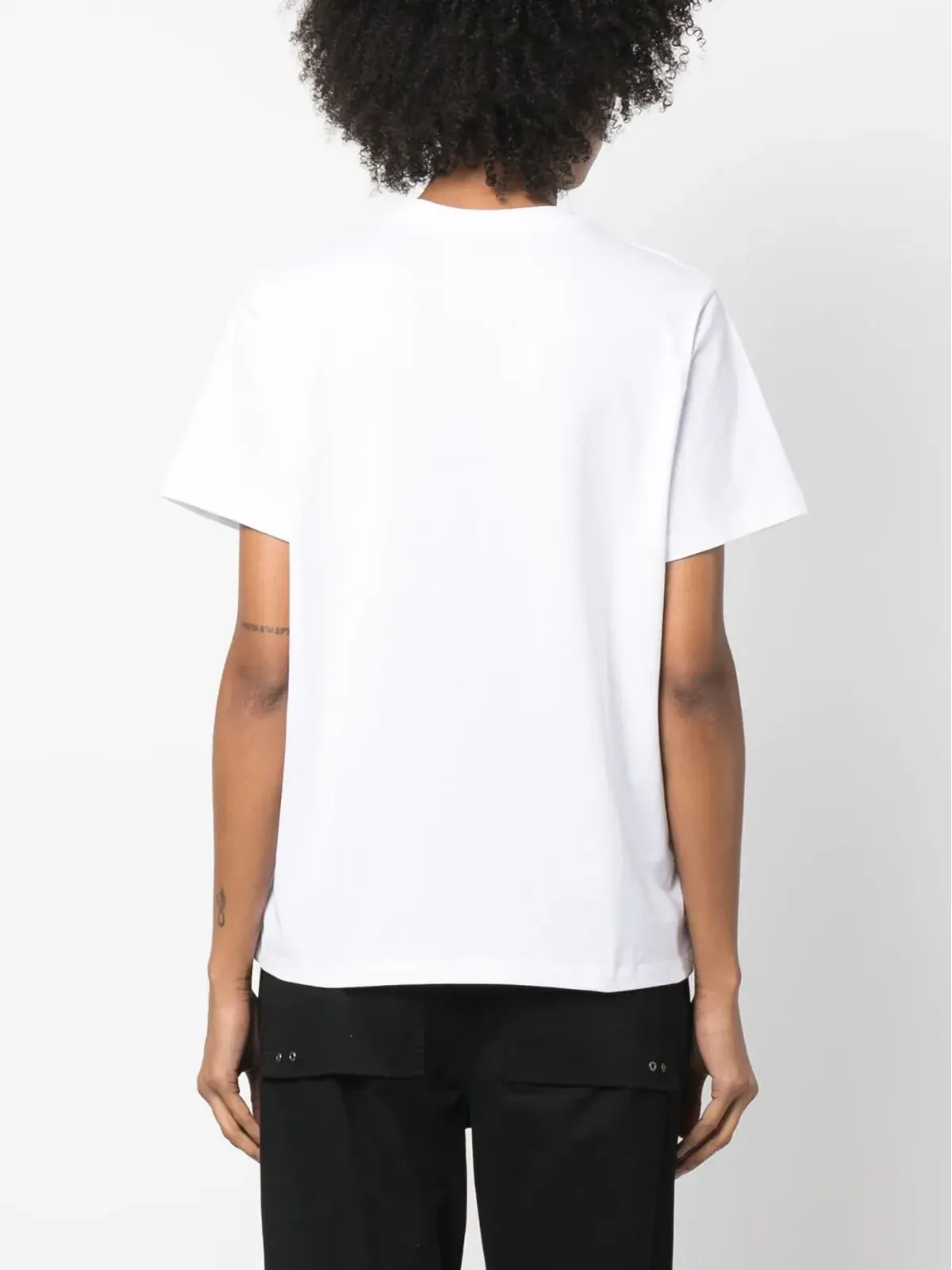 Coperni 花柄ロゴパッチ Tシャツ - White - 画像4