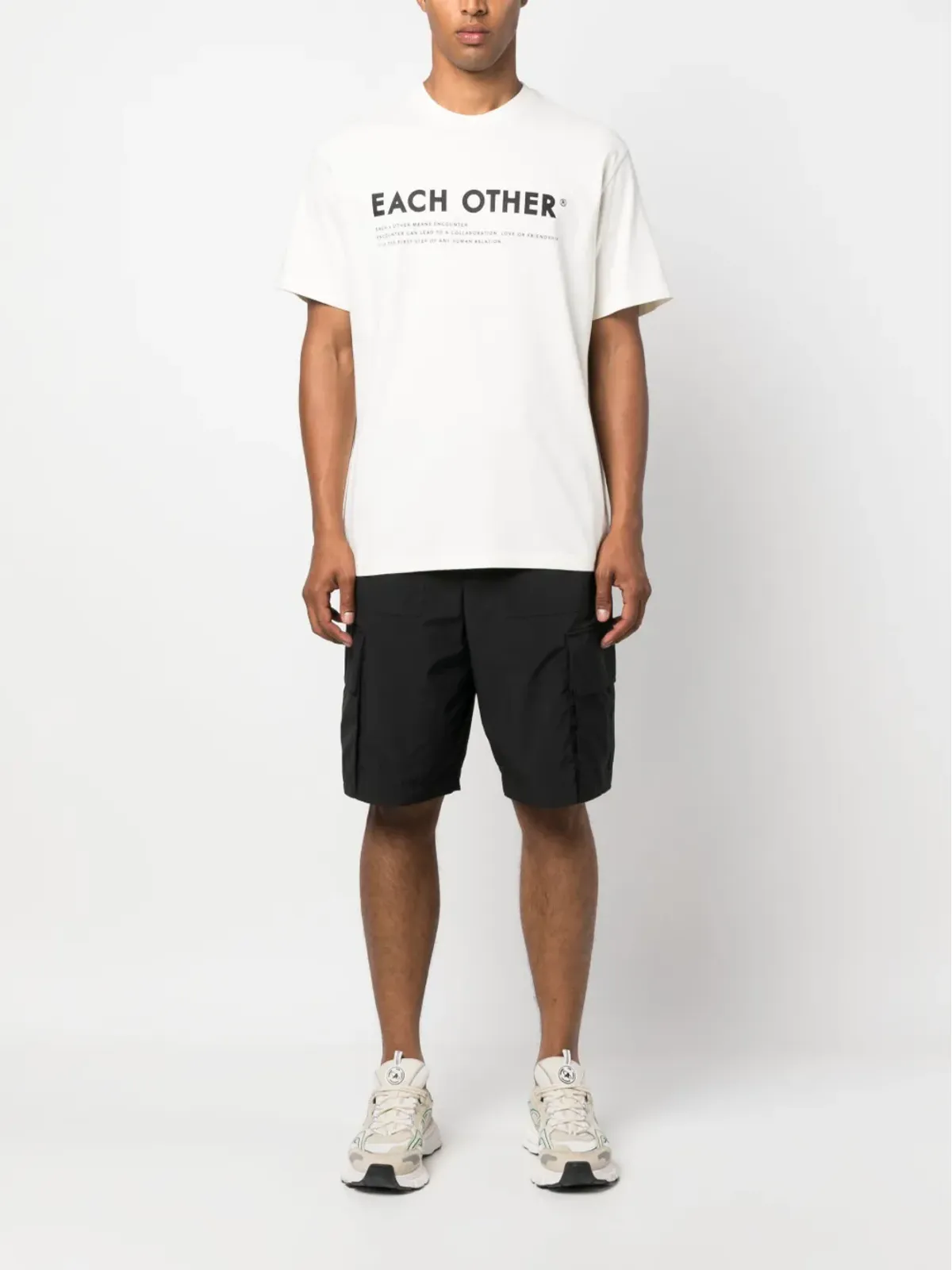 Each X Other ロゴプリント コットン Tシャツ - 画像2