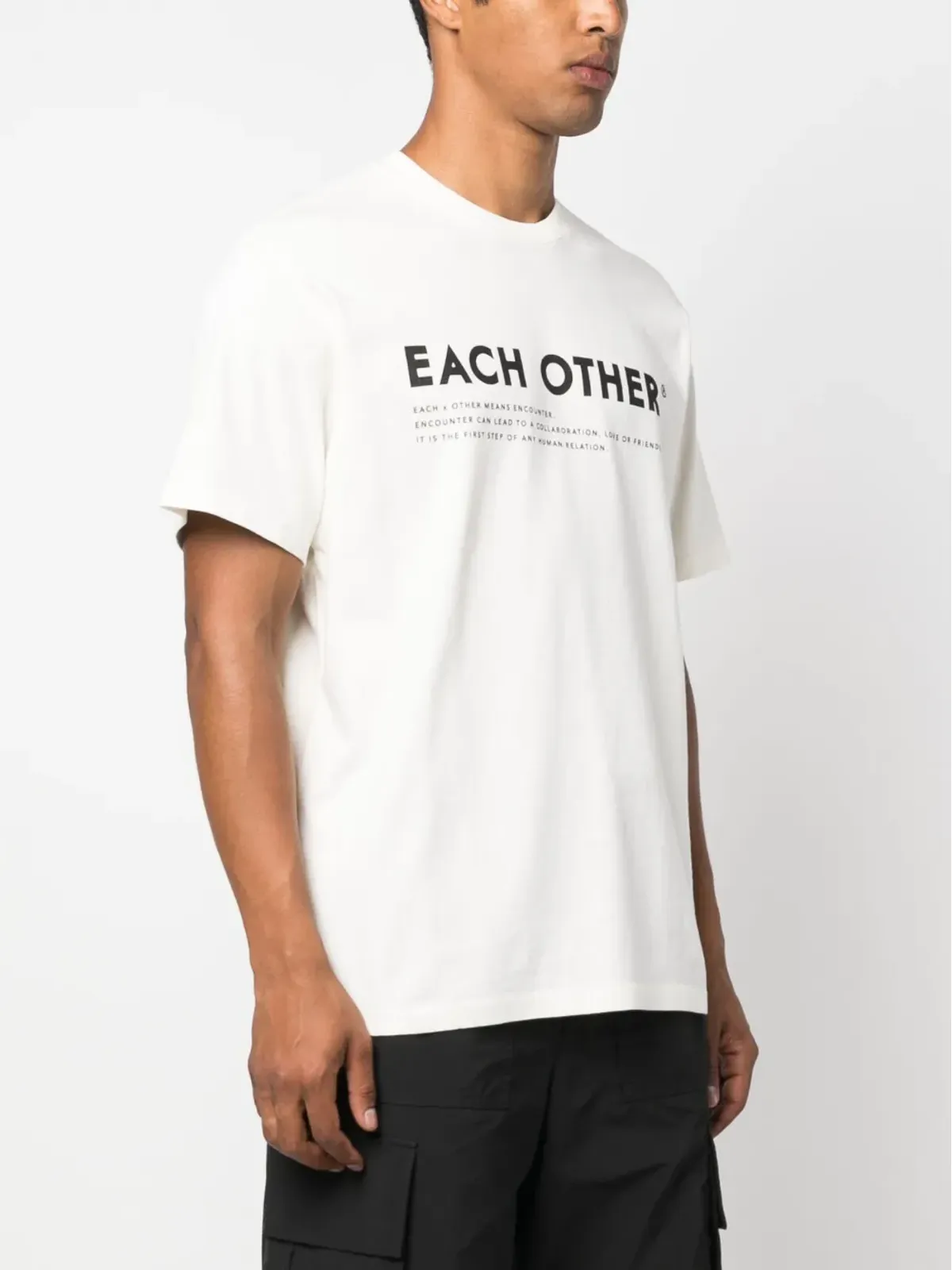 Each X Other ロゴプリント コットン Tシャツ - 画像3