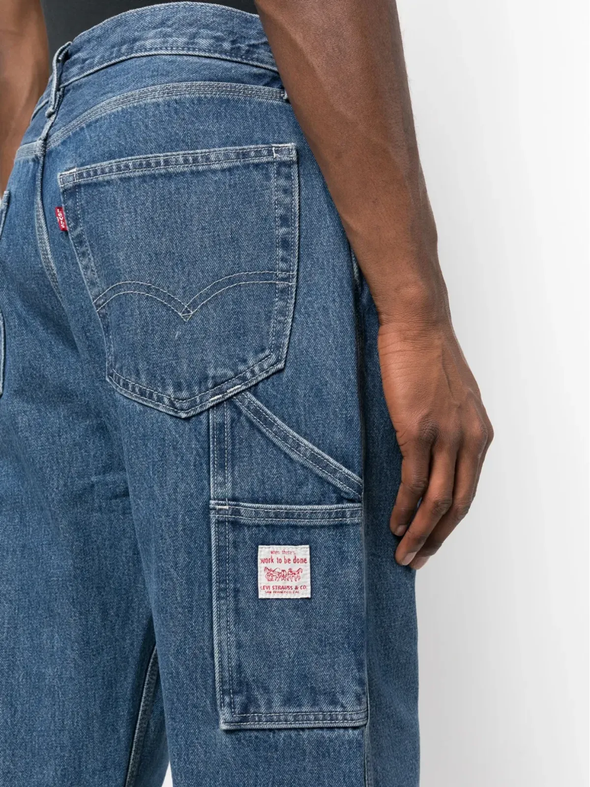 Levi's パッチディテール ワイドレッグパンツ - 画像5