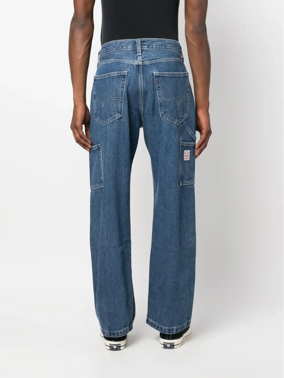 Levi's パッチディテール ワイドレッグパンツ - 画像4