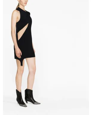Courrèges ヘリテージ・クレープ・ツイスト ミニドレス - サムネイル3