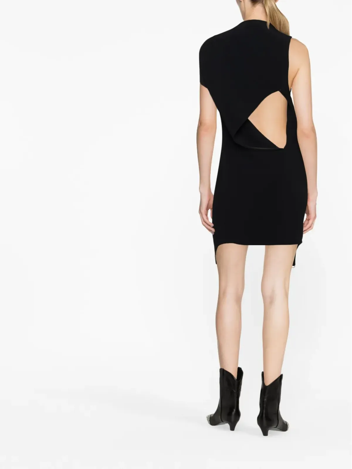Courrèges ヘリテージ・クレープ・ツイスト ミニドレス - 画像4