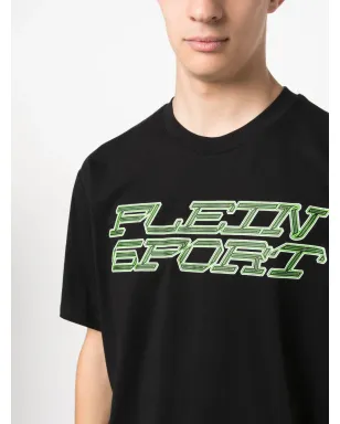 Plein Sport タイガープリント コットン Tシャツ ブラック - サムネイル5