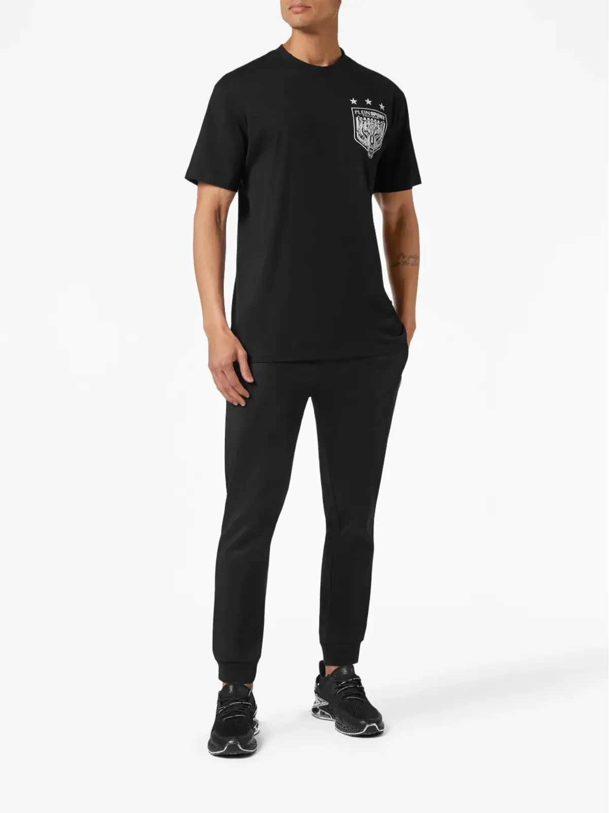 Plein Sport SS タイガー・クレストプリント Tシャツ - 画像2