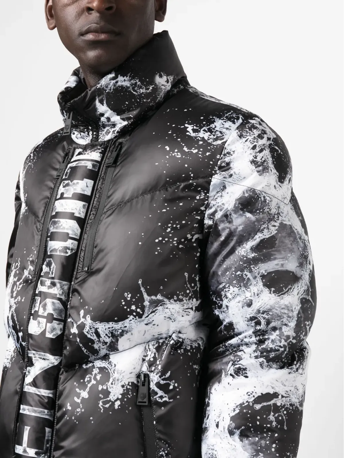 Plein Sport スプラッシュエクストリーム パデッドジャケット - 画像5