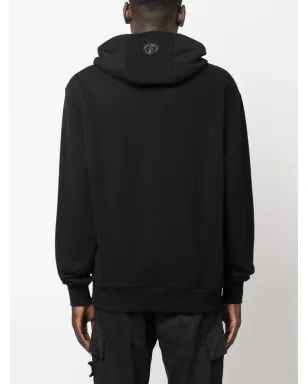 Plein Sport クロムスクラッチ コットン フーディ - ブラック - サムネイル4