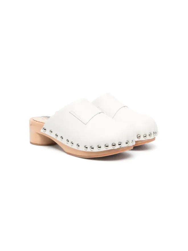 MM6 Maison Margiela Kids MM6 Maison Margiela Kids スタッズ付きレザークロッグの商品画像