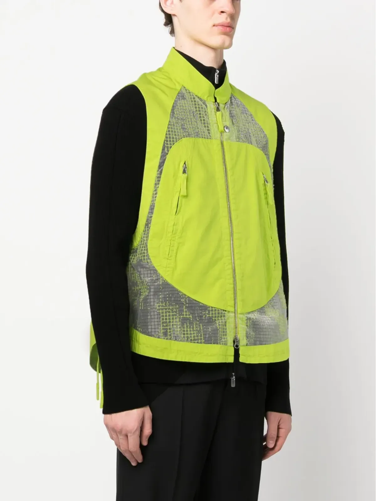 Stone Island Shadow Project メッシュパネルベスト - 画像3