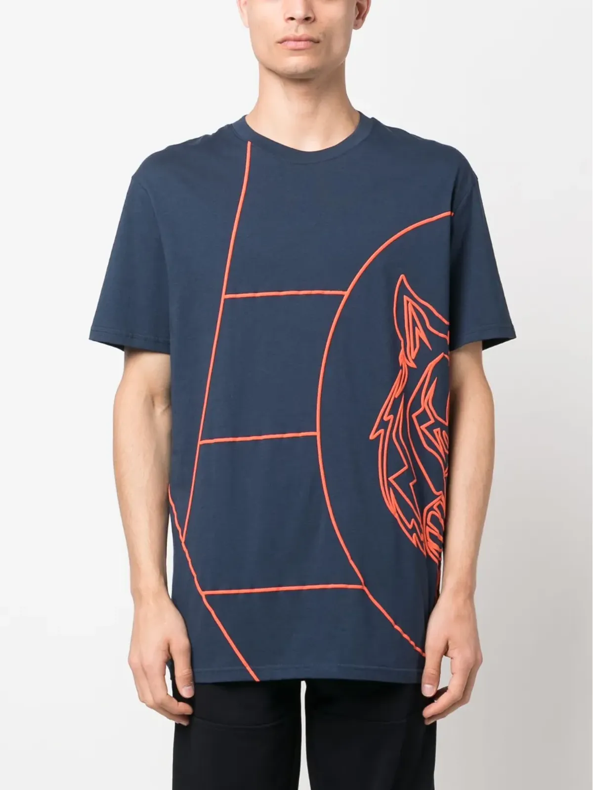 Plein Sport タイガーコートプリント コットン Tシャツ - 画像3